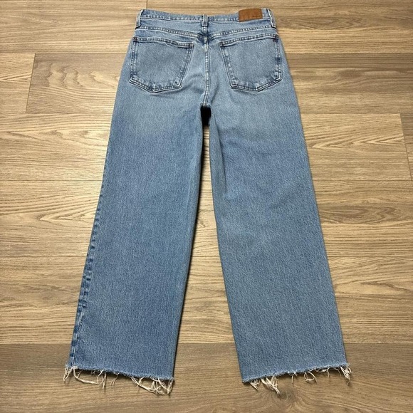 Madewell The Perfect Vintage Wide Leg Crop Jean in Caitlin Wash Blue Size 28 - Picture 8 of 8
